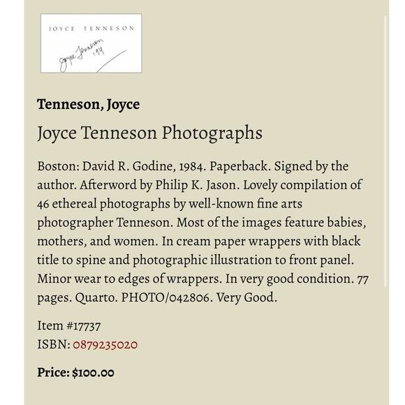 Joyce Tenneson Photographs Vintage Photography Coffee Table Book - Picture 7 of 7